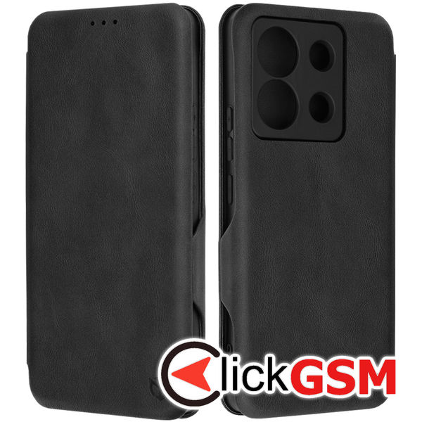 Accesoriu Husa Safe Wallet Negru Xiaomi Redmi Note 13 Pro