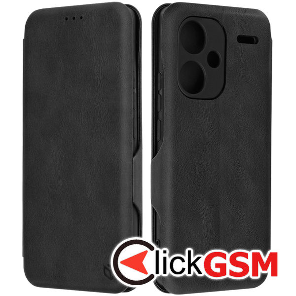 Accesoriu Husa Safe Wallet Negru Xiaomi Redmi Note 13 Pro+