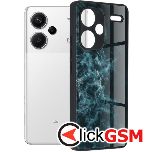 Accesoriu Husa Glaze Albastru Xiaomi Redmi Note 13 Pro+