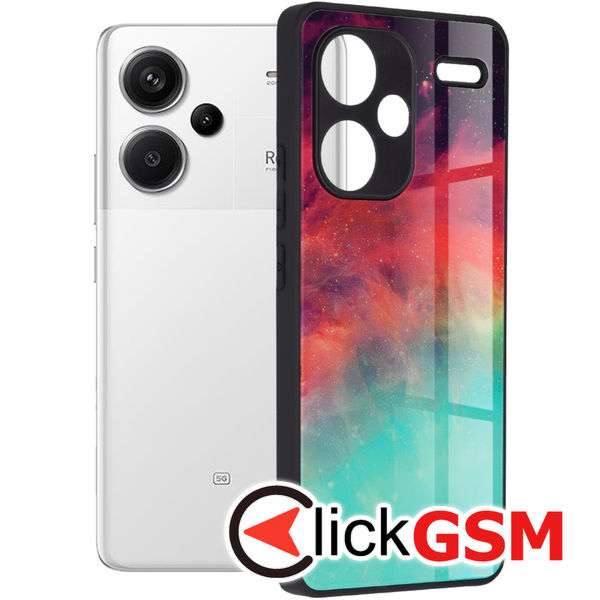 Accesoriu Husa Glaze Turcoaz Xiaomi Redmi Note 13 Pro+