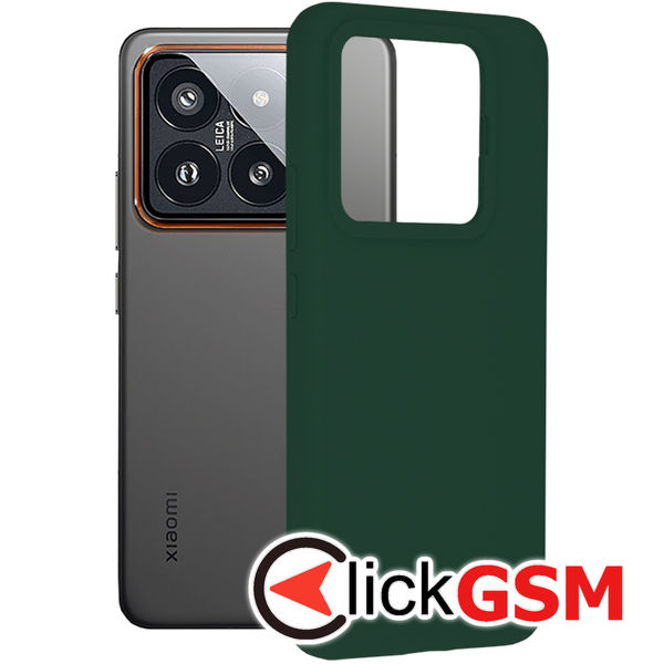 Accesoriu Husa Soft Edge Verde Xiaomi 14 Pro