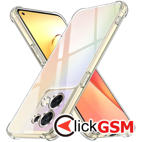 Accesoriu Husa Shockproof Transparenta Oppo Reno8