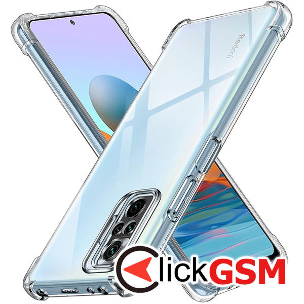 Accesoriu Husa Shockproof Transparenta Xiaomi Redmi Note 10 Pro