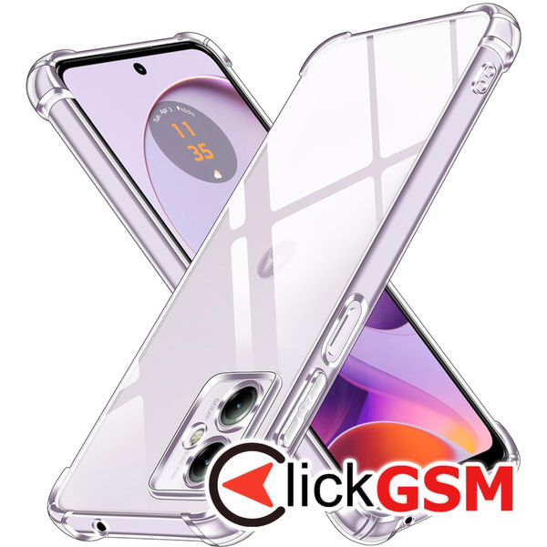 Accesoriu Husa Shockproof Transparenta Motorola Moto G14