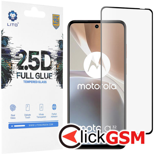 Accesoriu Folie Full Glue Negru Motorola Moto G32