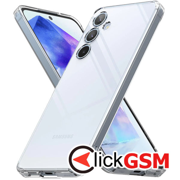 Accesoriu Husa Fusion Transparenta Samsung Galaxy A55