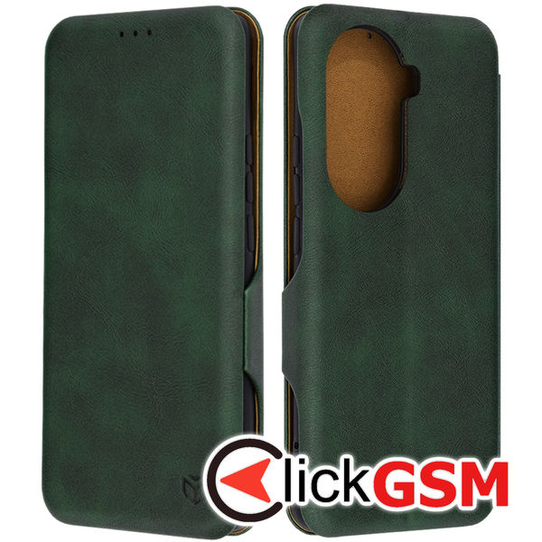 Accesoriu Husa Safe Wallet Verde Oppo Reno11