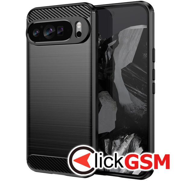 Accesoriu Carbon Silicone Google Pixel 9 Pro