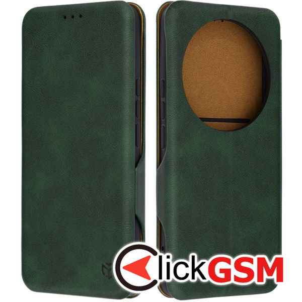 Accesoriu Husa Safe Wallet Verde Xiaomi 14 Ultra