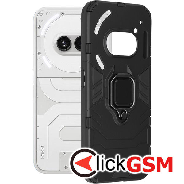 Accesoriu Husa Silicone Shield Negru Nothing Phone 2a