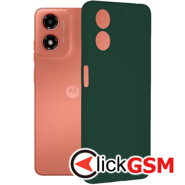 Accesoriu Husa Soft Edge Verde Motorola Moto G04