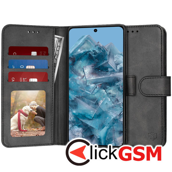 Accesoriu Husa Carte Negru Google Pixel 8 Pro