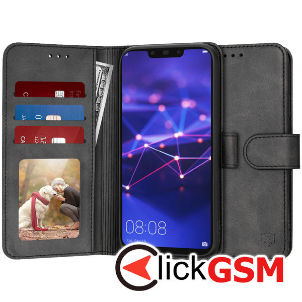 Accesoriu Husa Carte Negru Huawei Mate 20 Lite