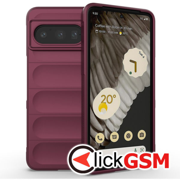 Accesoriu Husa Magic Shield Bordo Google Pixel 8 Pro