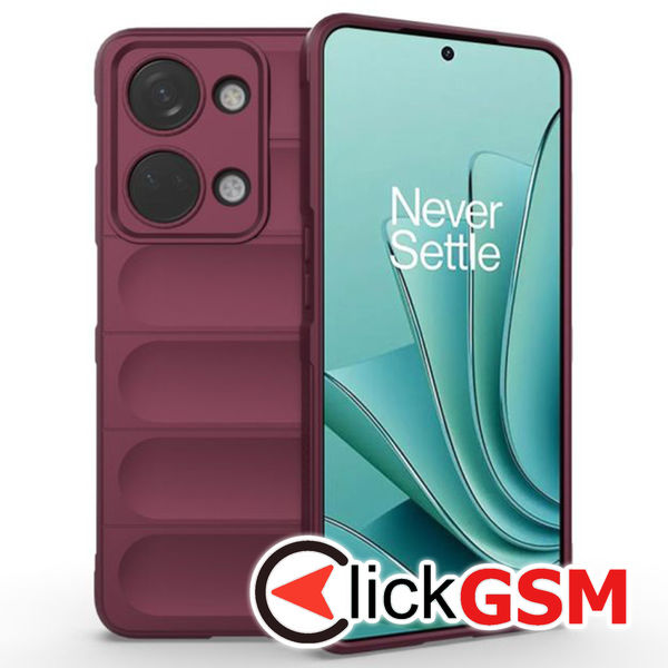 Accesoriu Husa Magic Shield Bordo OnePlus Nord 3 5G