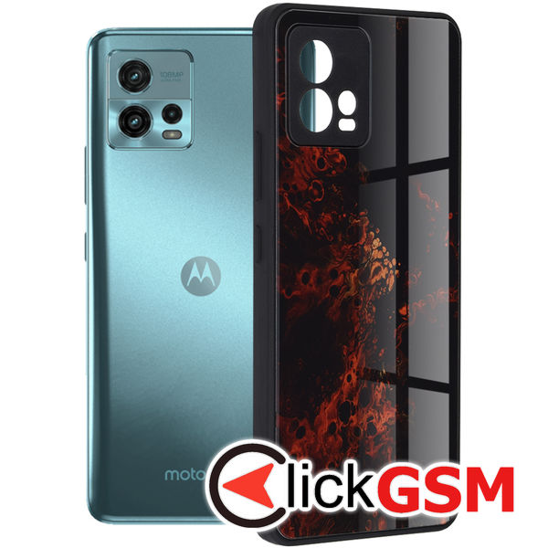 Accesoriu Husa Glaze Rosu Motorola Moto G72