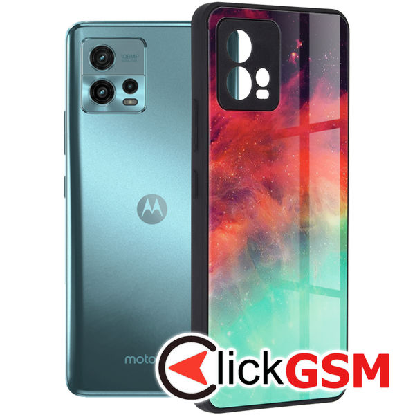 Accesoriu Husa Glaze Turcoaz Motorola Moto G72