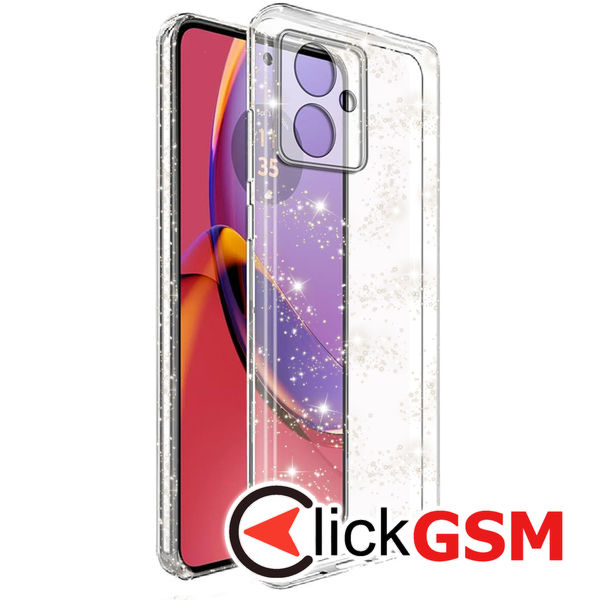 Accesoriu Husa SparkleSkin Transparenta Motorola Moto G14