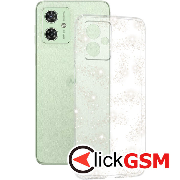 Accesoriu Husa SparkleSkin Transparenta Motorola Moto G54