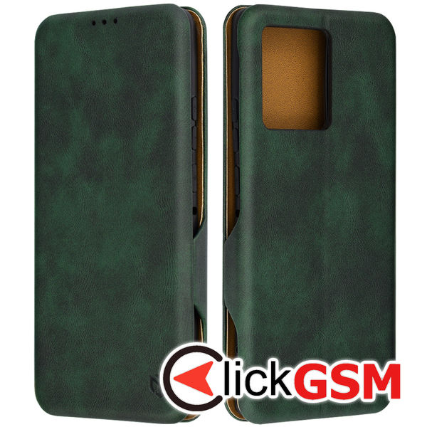 Accesoriu Husa Safe Wallet Verde Motorola Edge 50 Pro