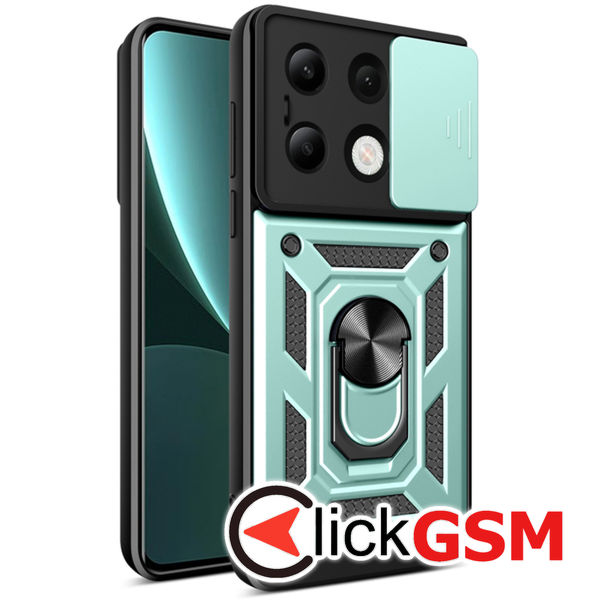 Accesoriu Husa CamShield Verde Xiaomi Redmi Note 13 4G