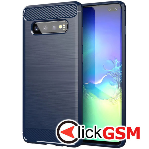 Accesoriu Carbon Silicone Samsung Galaxy S10+