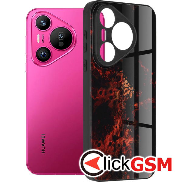 Accesoriu Husa Glaze Rosu Huawei Pura 70