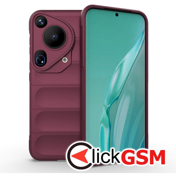 Accesoriu Husa Magic Shield Bordo Huawei Pura 70 Ultra