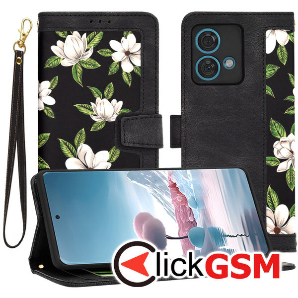 Accesoriu Husa Flip Negru Motorola Edge 40 Neo