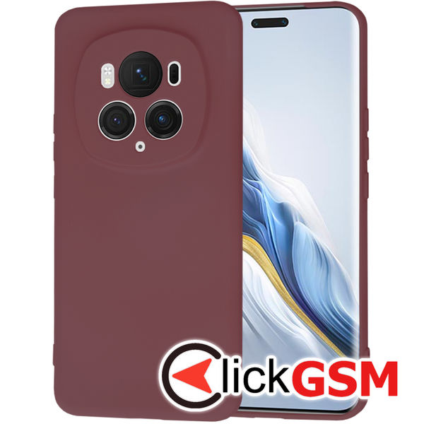 Accesoriu Husa SoftFlex Bordo Honor Magic6 Pro