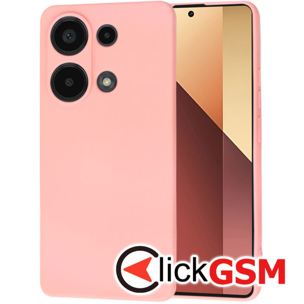 Accesoriu Husa SoftFlex Roz Xiaomi Redmi Note 13 Pro 4G