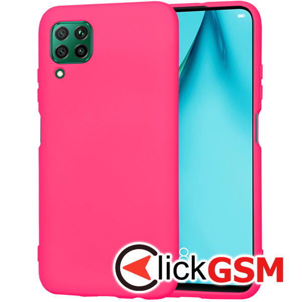 Accesoriu Husa SoftFlex Fucsia Huawei P40 Lite