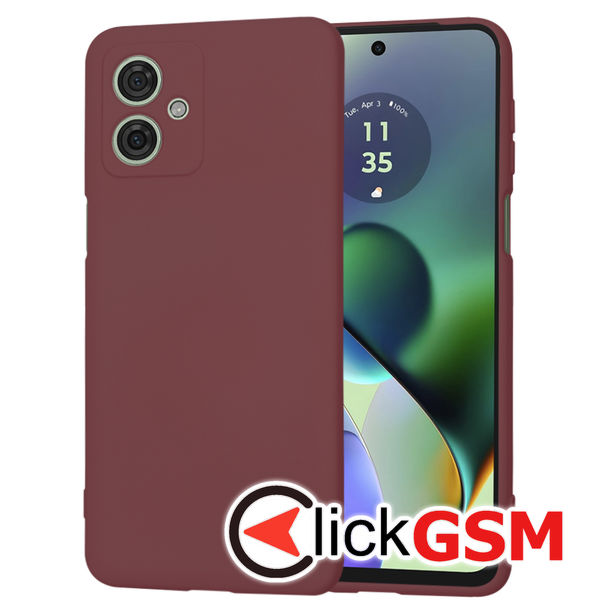 Accesoriu Husa SoftFlex Bordo Motorola Moto G54