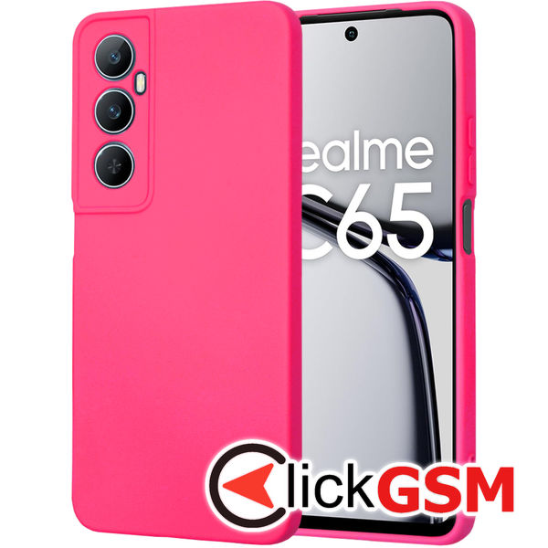 Accesoriu Husa SoftFlex Fucsia Realme C65