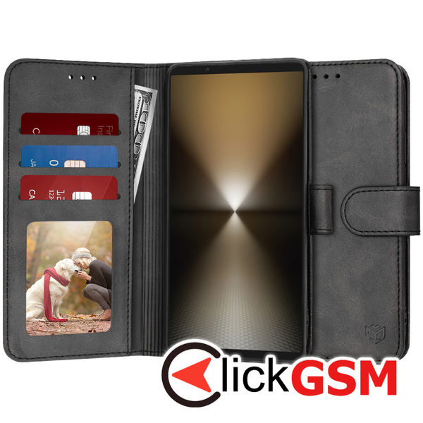 Accesoriu Husa Carte Negru Sony Xperia 1 VI