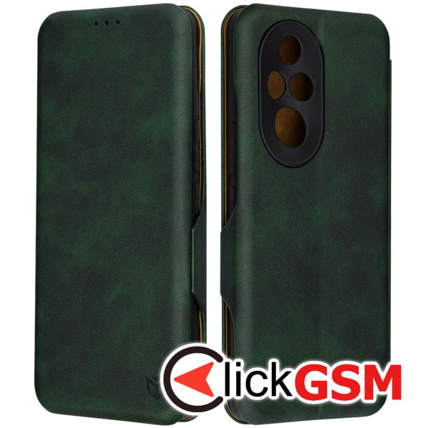 Accesoriu Husa Safe Wallet Verde Honor 200 Pro