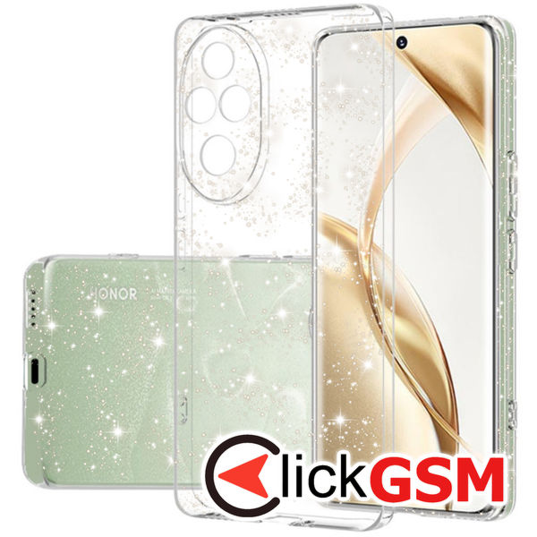 Accesoriu Husa SparkleSkin Transparenta Honor 200