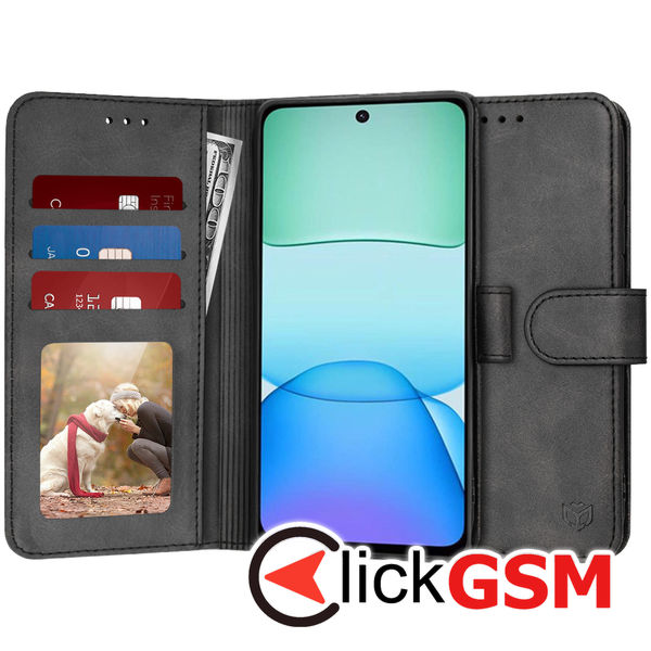 Accesoriu Husa Carte Negru Xiaomi Redmi 13