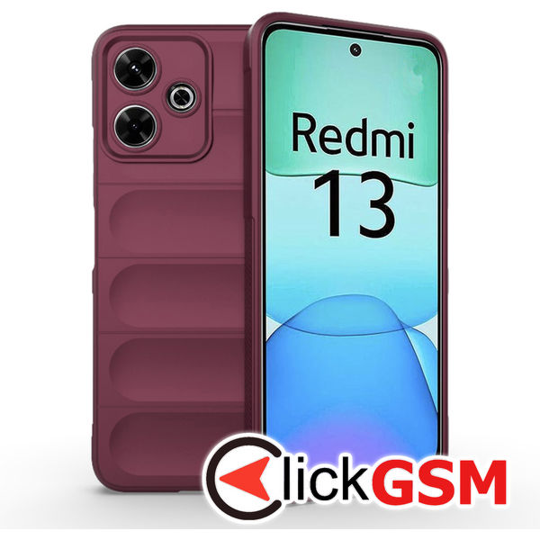 Accesoriu Husa Magic Shield Bordo Xiaomi Redmi 13