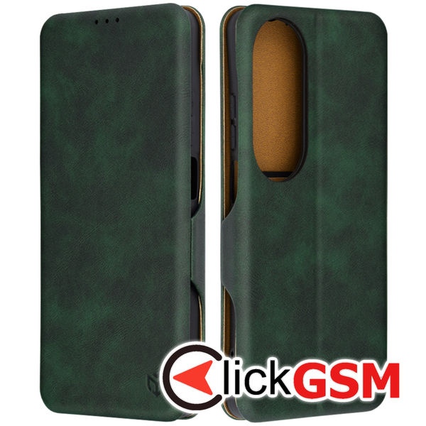 Accesoriu Husa Safe Wallet Verde Oppo A60