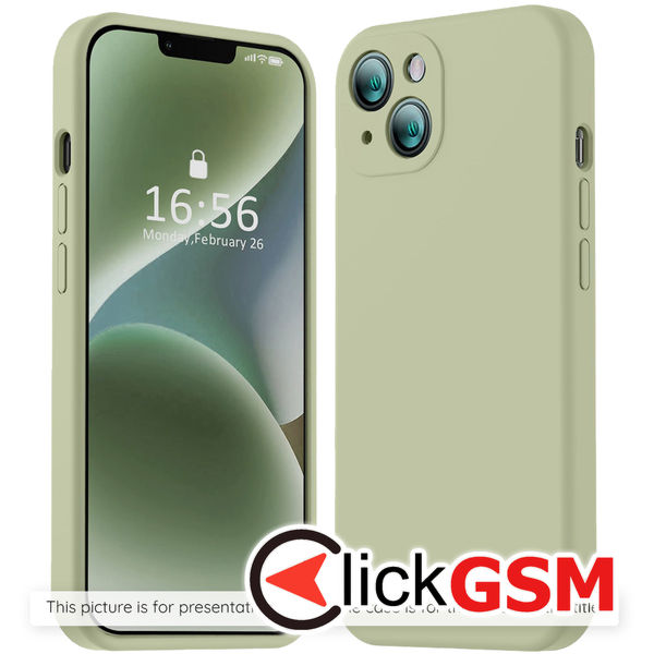 Accesoriu Husa SoftFlex Verde Oppo Reno12