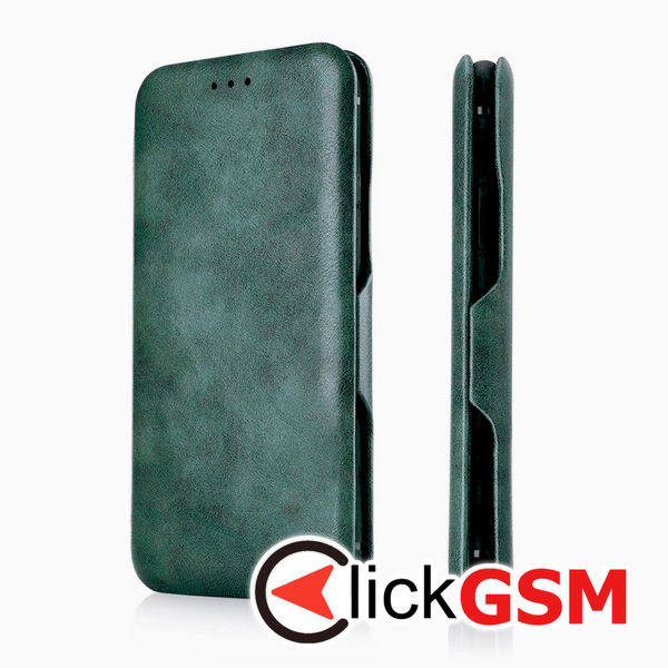 Accesoriu Husa Safe Wallet Verde Realme GT 6