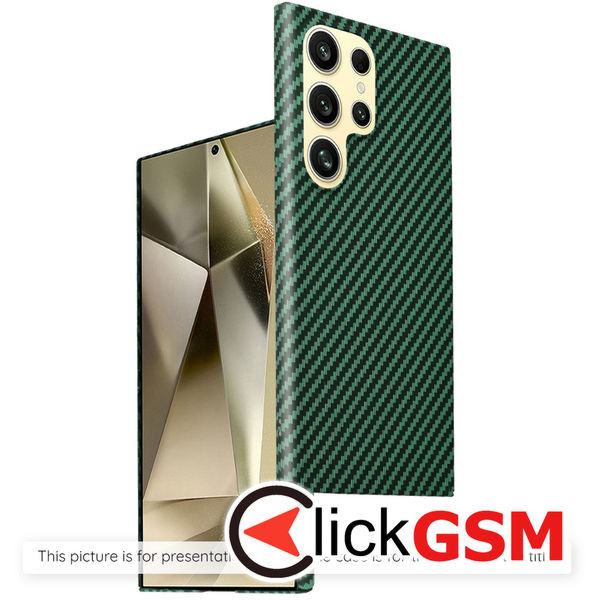 Accesoriu Husa Carbonite Verde Xiaomi Redmi Note 12 Pro 5G