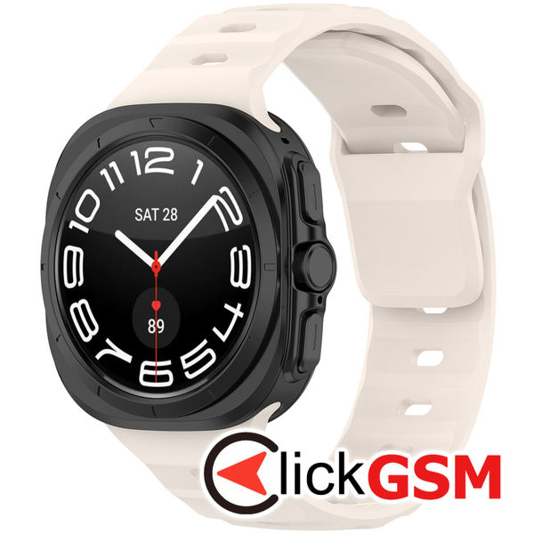 Accesoriu Curea Smartwatch Crem Samsung Galaxy Watch Ultra