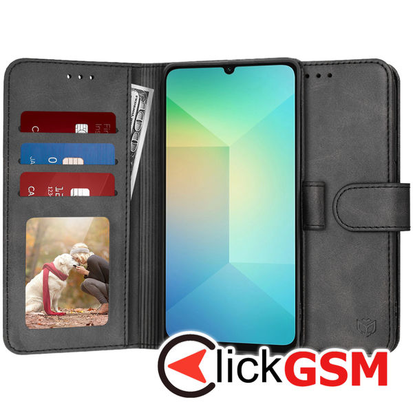 Accesoriu Husa Carte Negru Samsung Galaxy A06