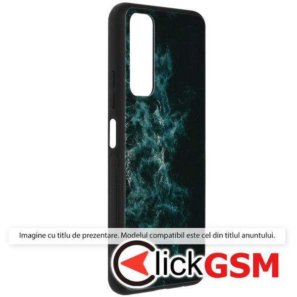 Accesoriu Husa Glaze Albastru Motorola Moto G85