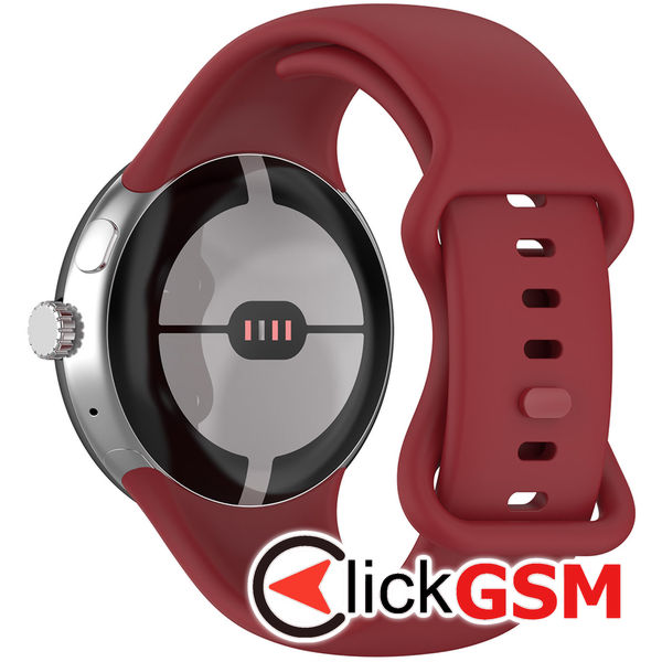 Accesoriu Curea Smartwatch Bordo Google Pixel Watch 3 45mm