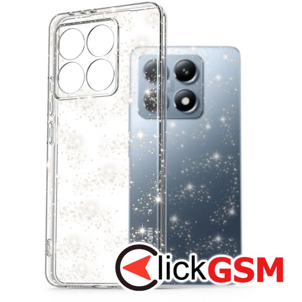 Accesoriu Husa SparkleSkin Transparenta Xiaomi 14T Pro