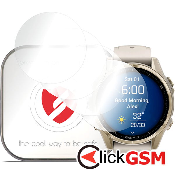 Folie  transparenta Garmin Fenix 8 43mm i8b