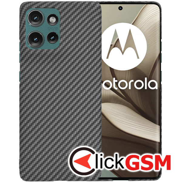 Accesoriu Husa Carbonite Negru Motorola Edge 50